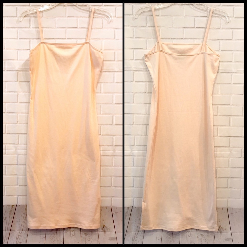 TopShop Cream Body-Con Midi Dress Nordstrom